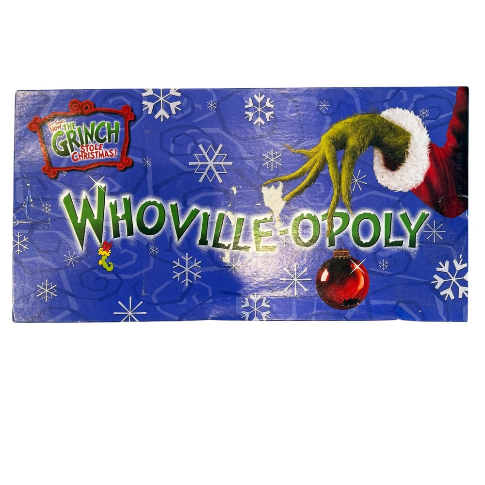 Late for the Sky Whoville-Opoly Board Game Dr Seuss Grinch Christmas